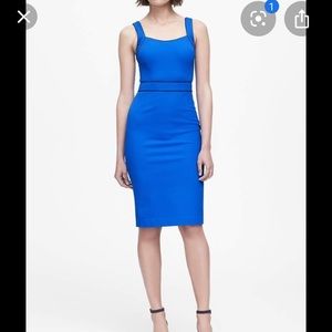 Banana Republic Blue Sheath Dress